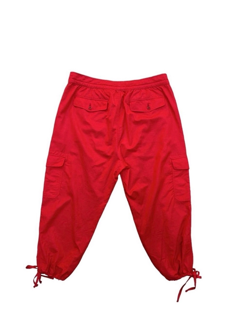 LAUREN Ralph Lauren Women's Cropped Cotton-Blend Cargo Pants size 18 - Picture 3 of 10